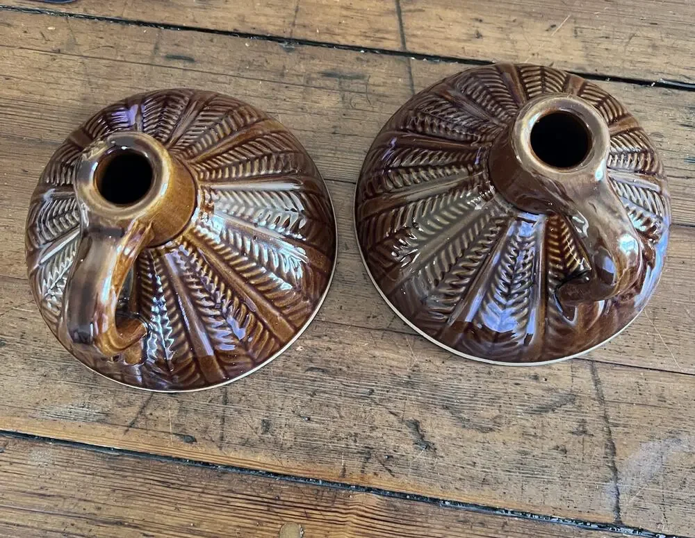 Clay Ceramic whiskey Cookie style Jar lids only.